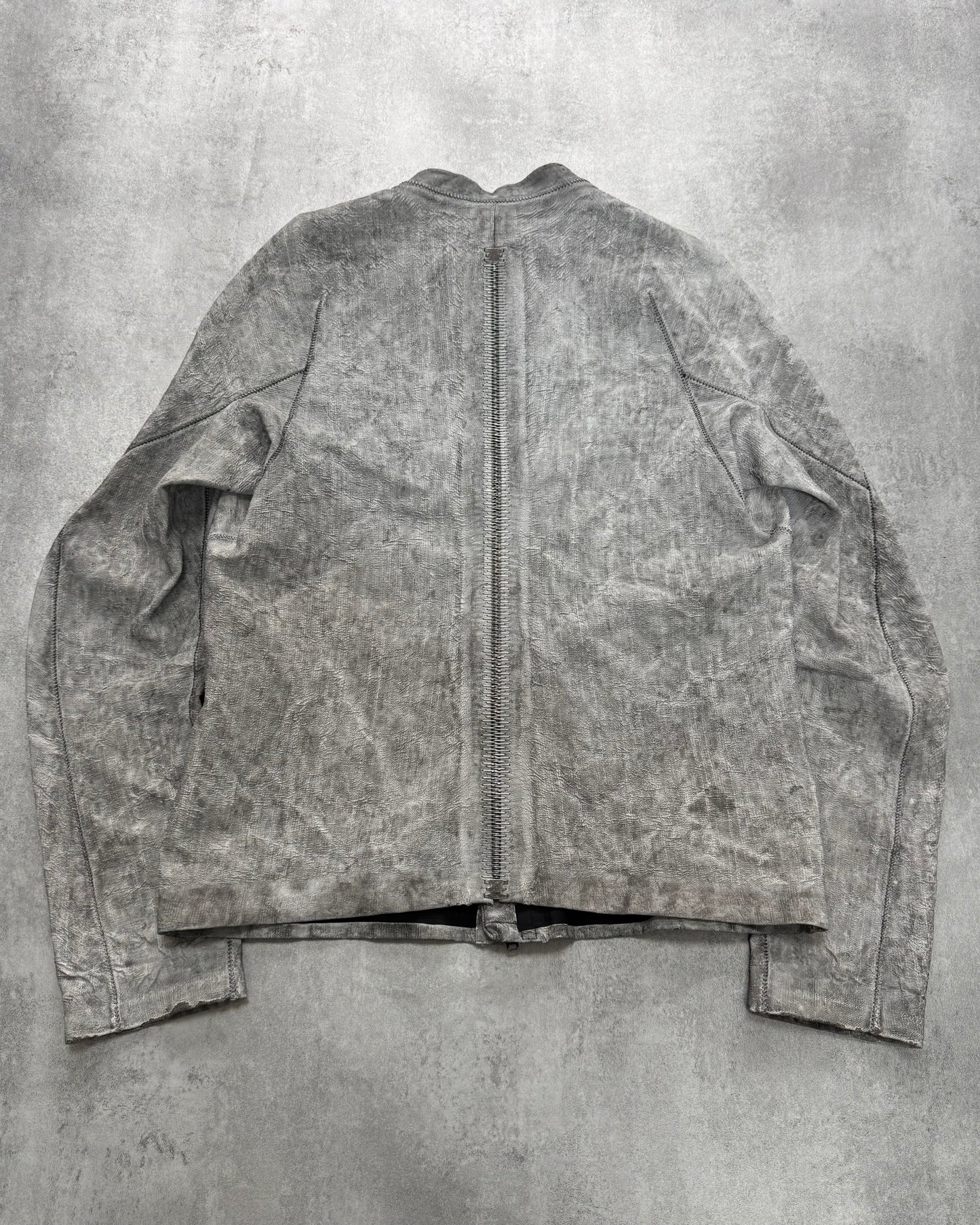 SS2023 Isaac Sellam Metal Spine Linen Reflective Jacket (M)