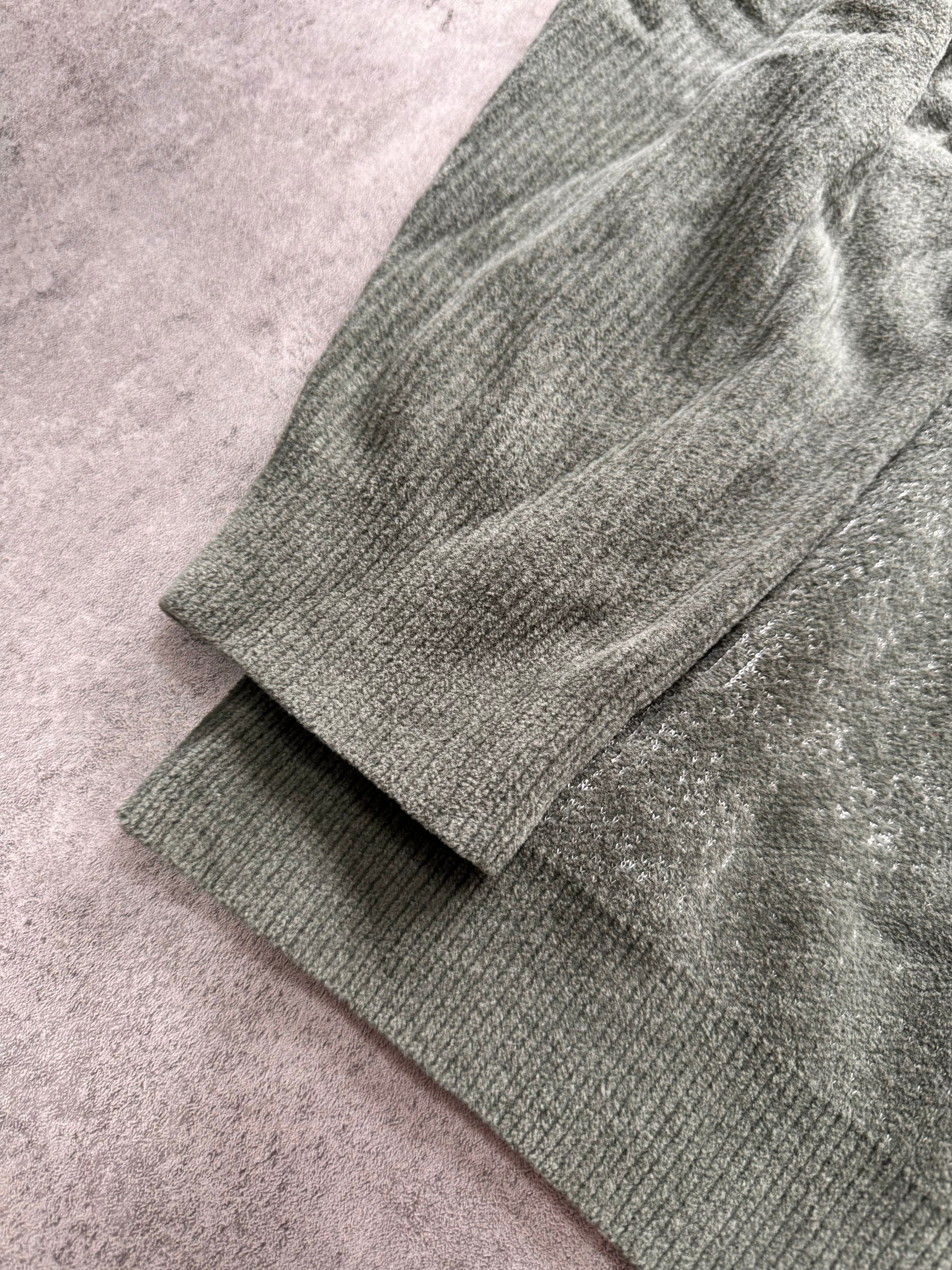 SS2020 Emporio Armani Mountain Landscape High Neck Kaki Sweater