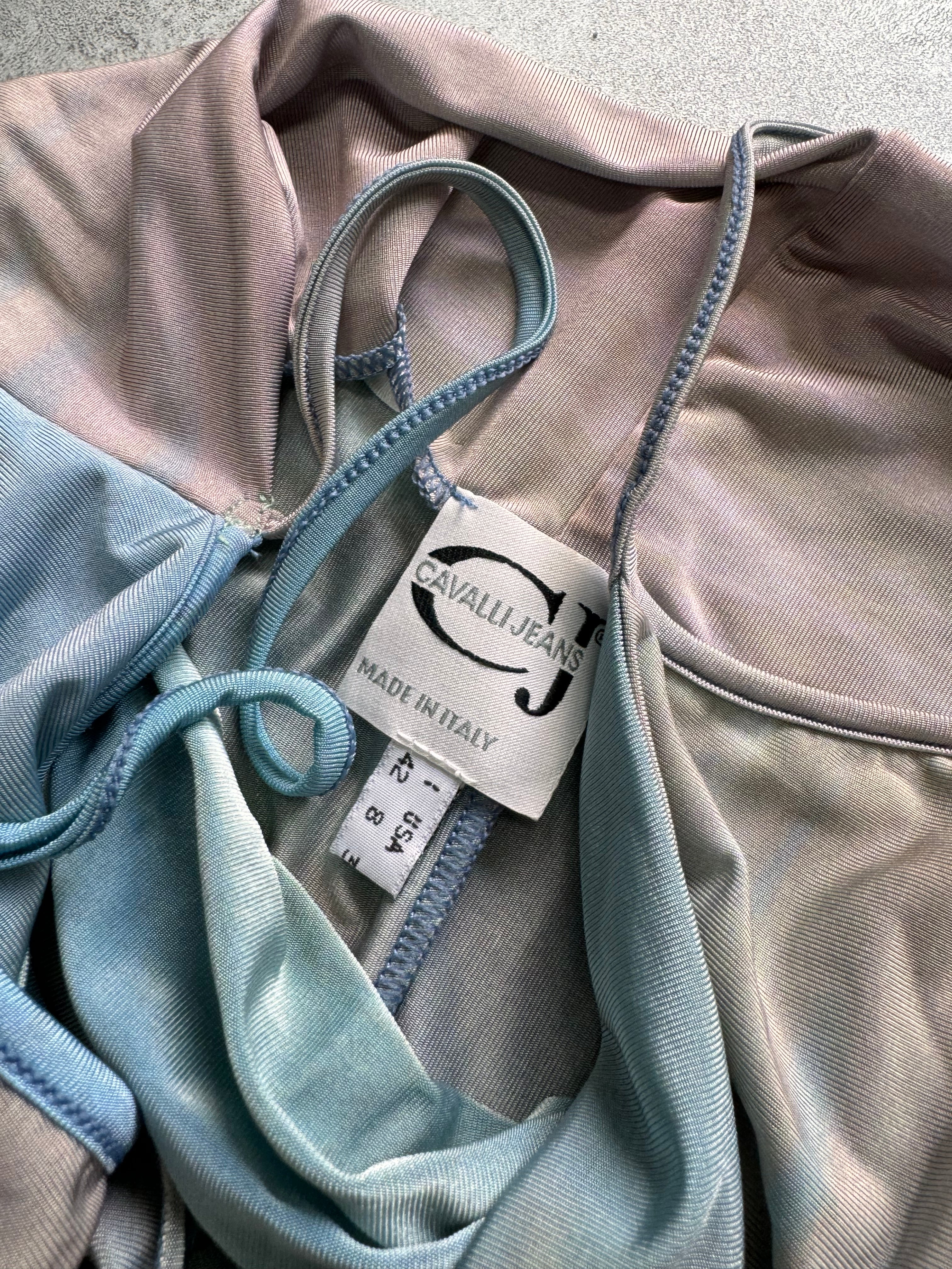 SS1998 Cavalli Renaissance Ocean Coral Dress