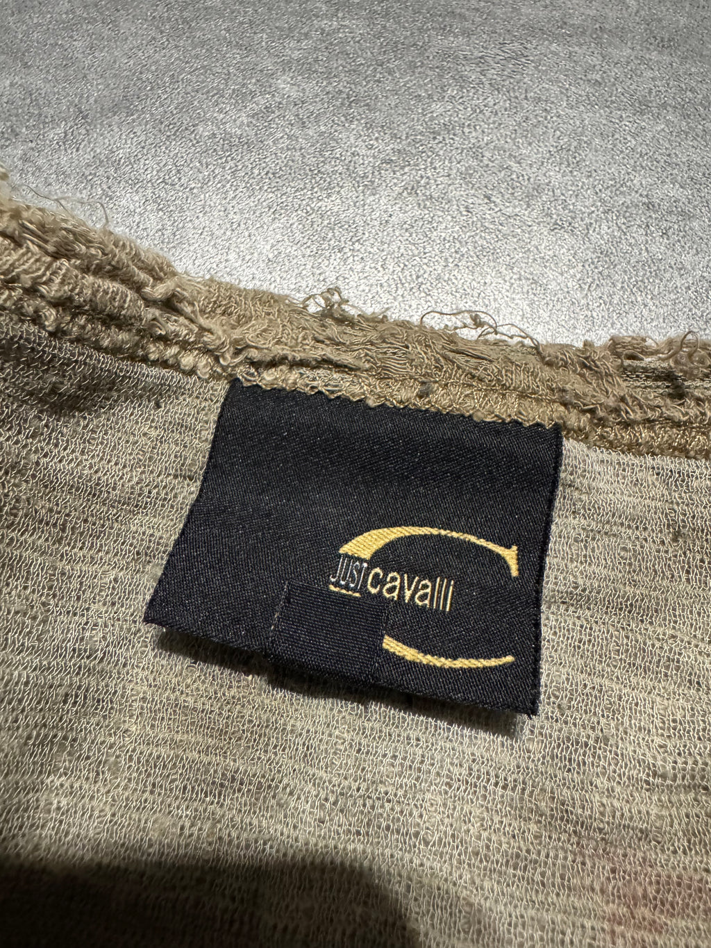 AW2003 Cavalli Destroyed Faded Stained Longsleeves