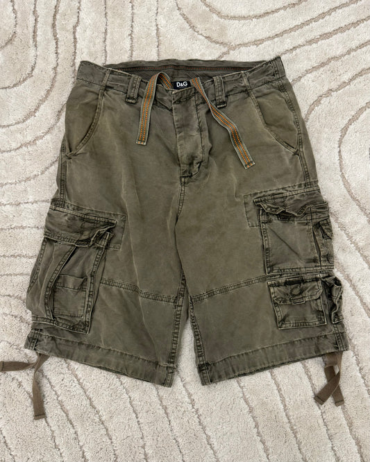 2006 秋冬 Dolce &amp; Gabbana 橄榄色工装短裤 (L)