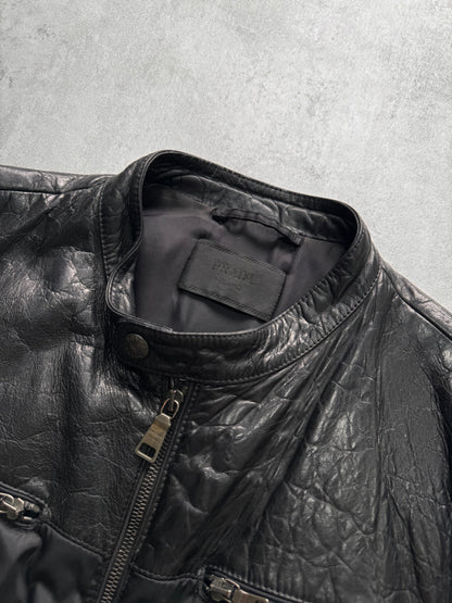 AW2011 Prada Hybrid Leather Jacket (L)