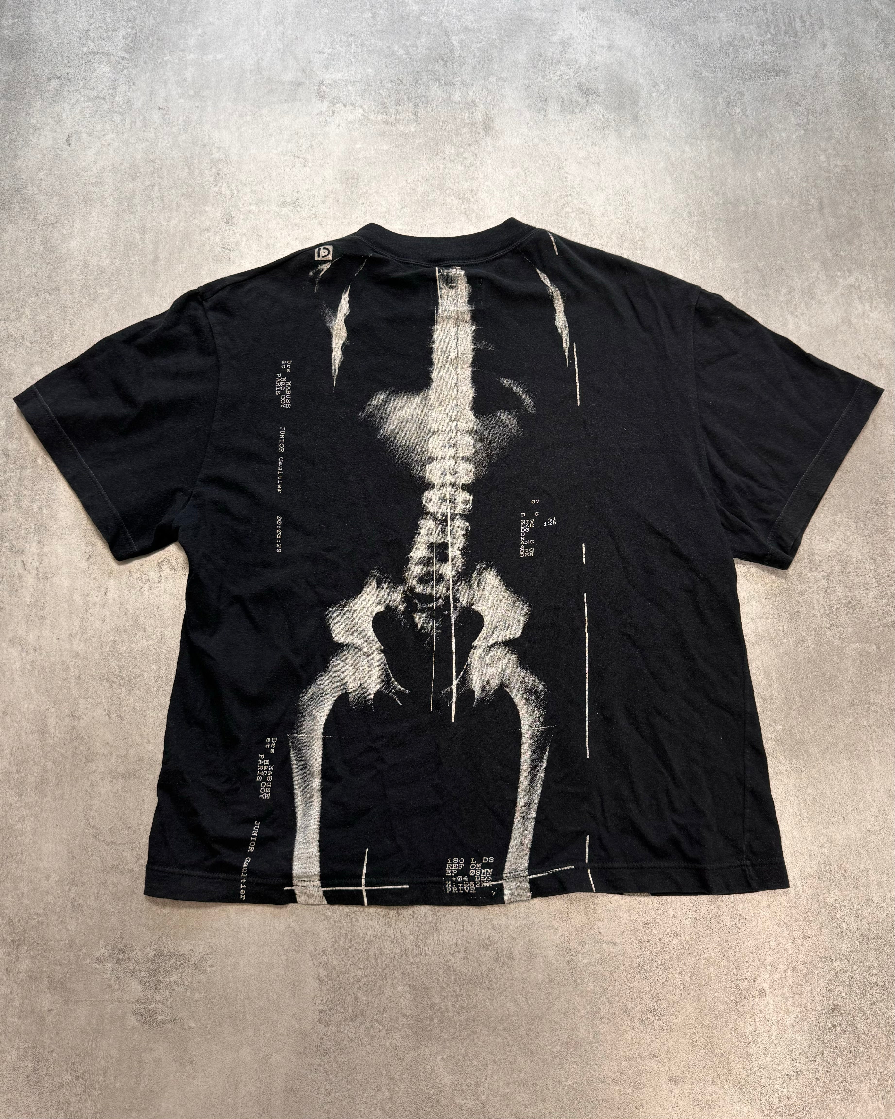 SS1990 Jean Paul Gaultier Skeleton X-Ray Tee