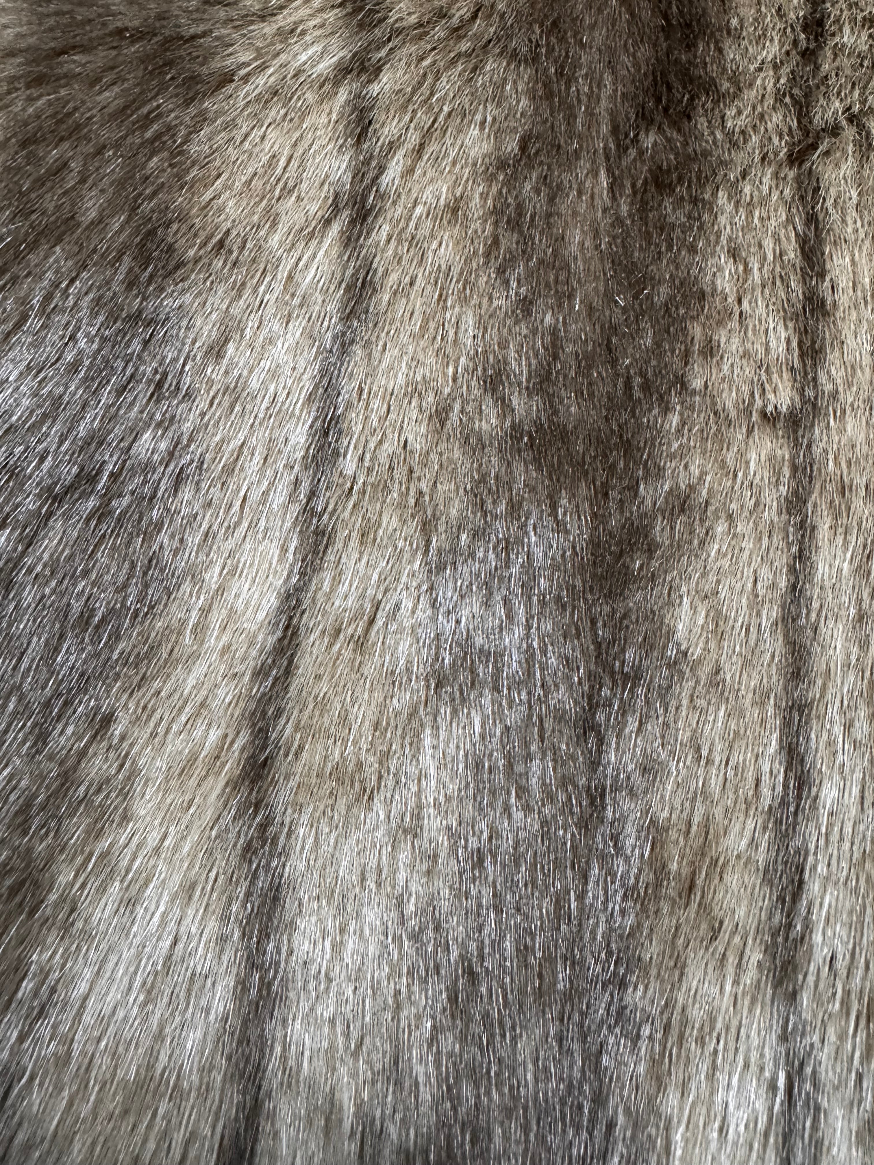 1990s Balmain Faux Fur Reversible Jacket