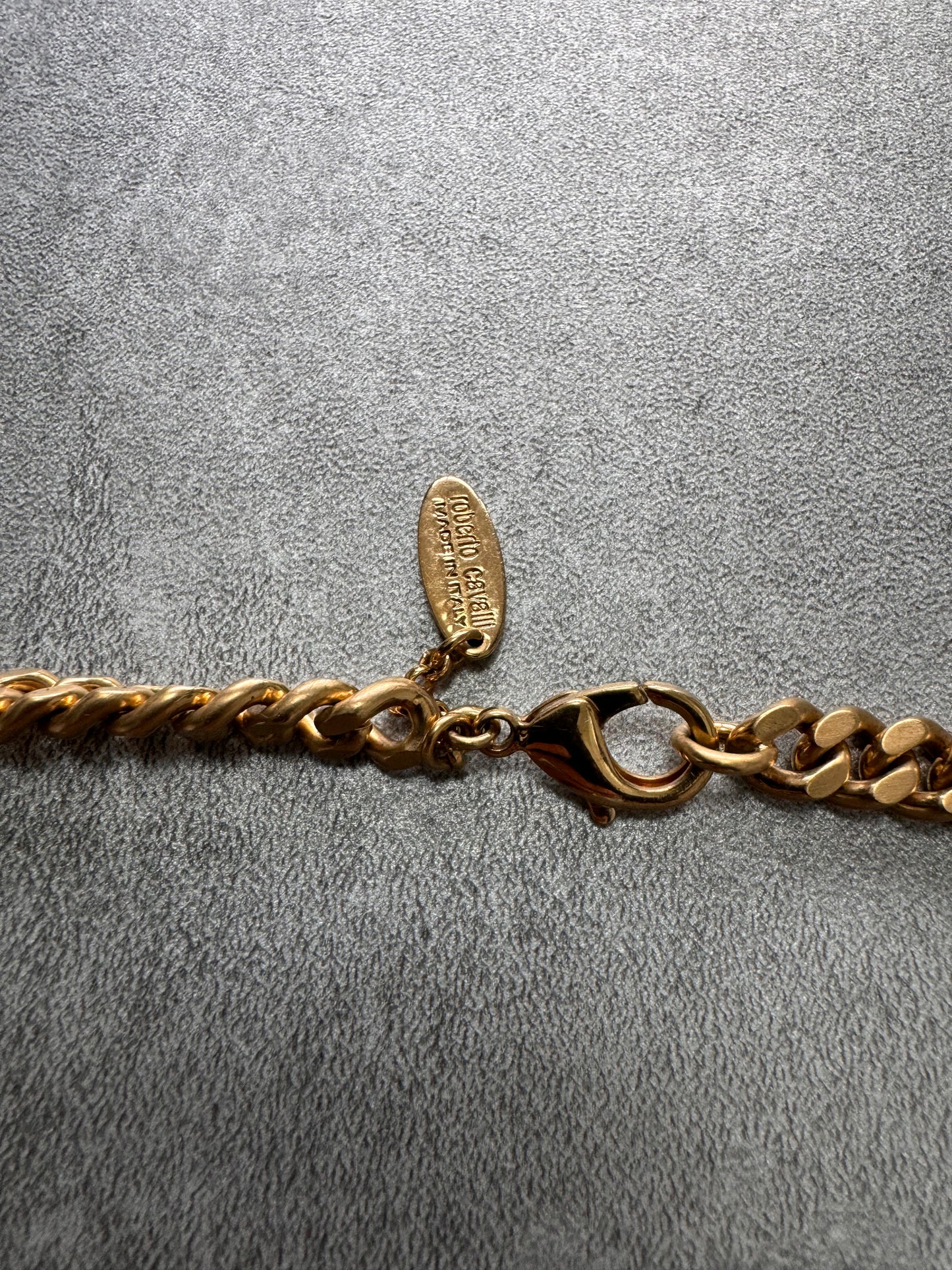 Roberto Cavalli Spiritual Golden Necklace (OS)