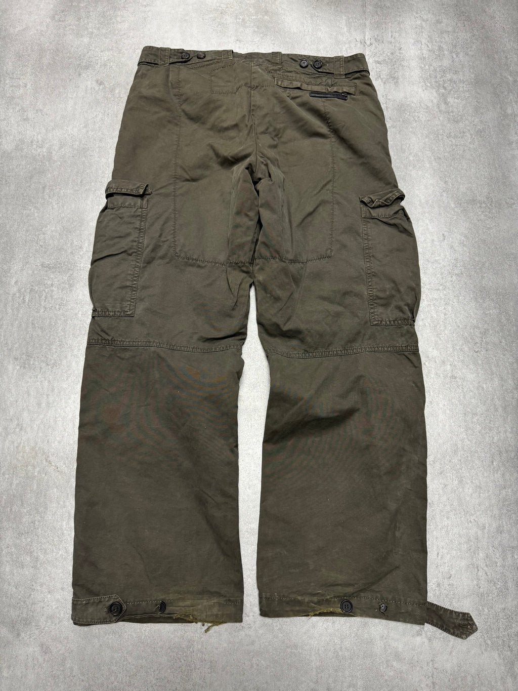 AW2006 Prada Cargo Khaki Pants