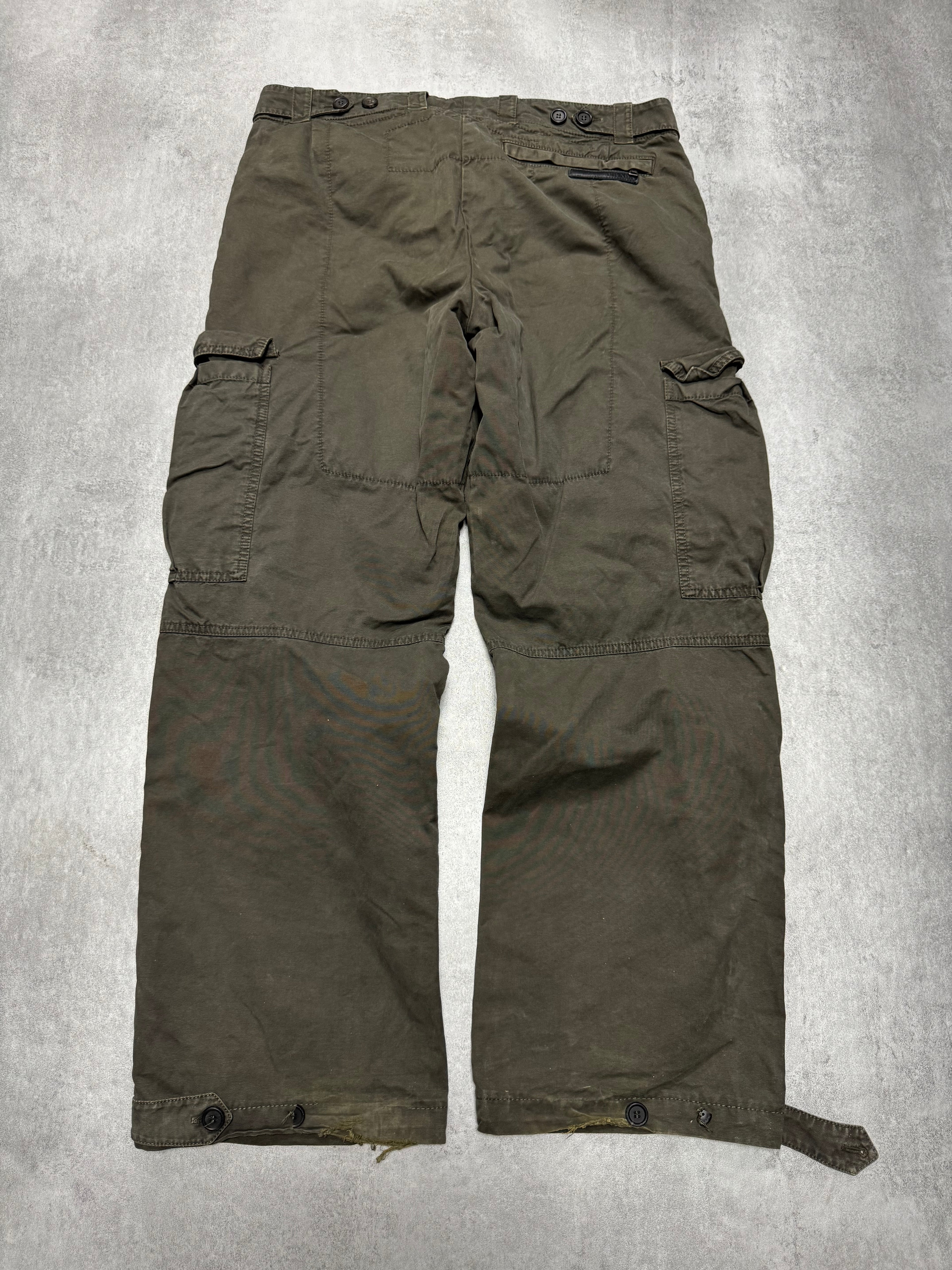 AW2006 Prada Cargo Khaki Pants