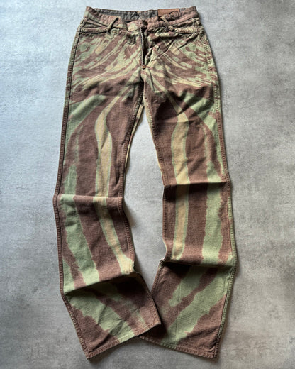 SS2002 Cavalli Reversible Hallucination Pants (XS) - 3