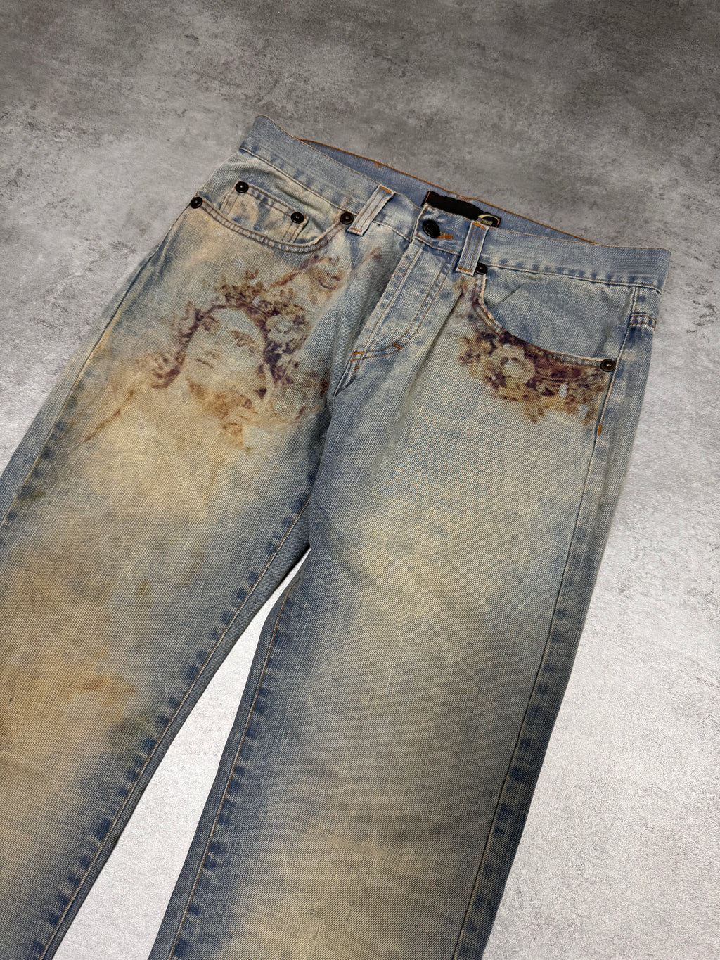 SS2008 Just Cavalli Evangelical Remains Jeans (S/M)