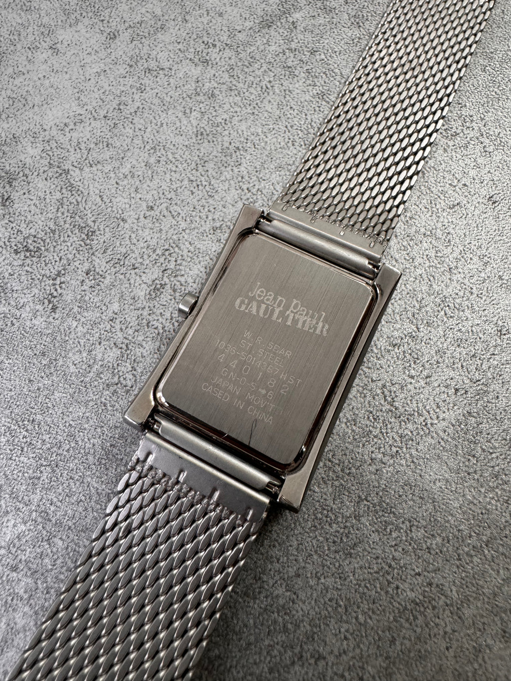 2000 年代 ジャン ポール ゴルチエ ヌメロロジー ブラック タンク ウォッチ