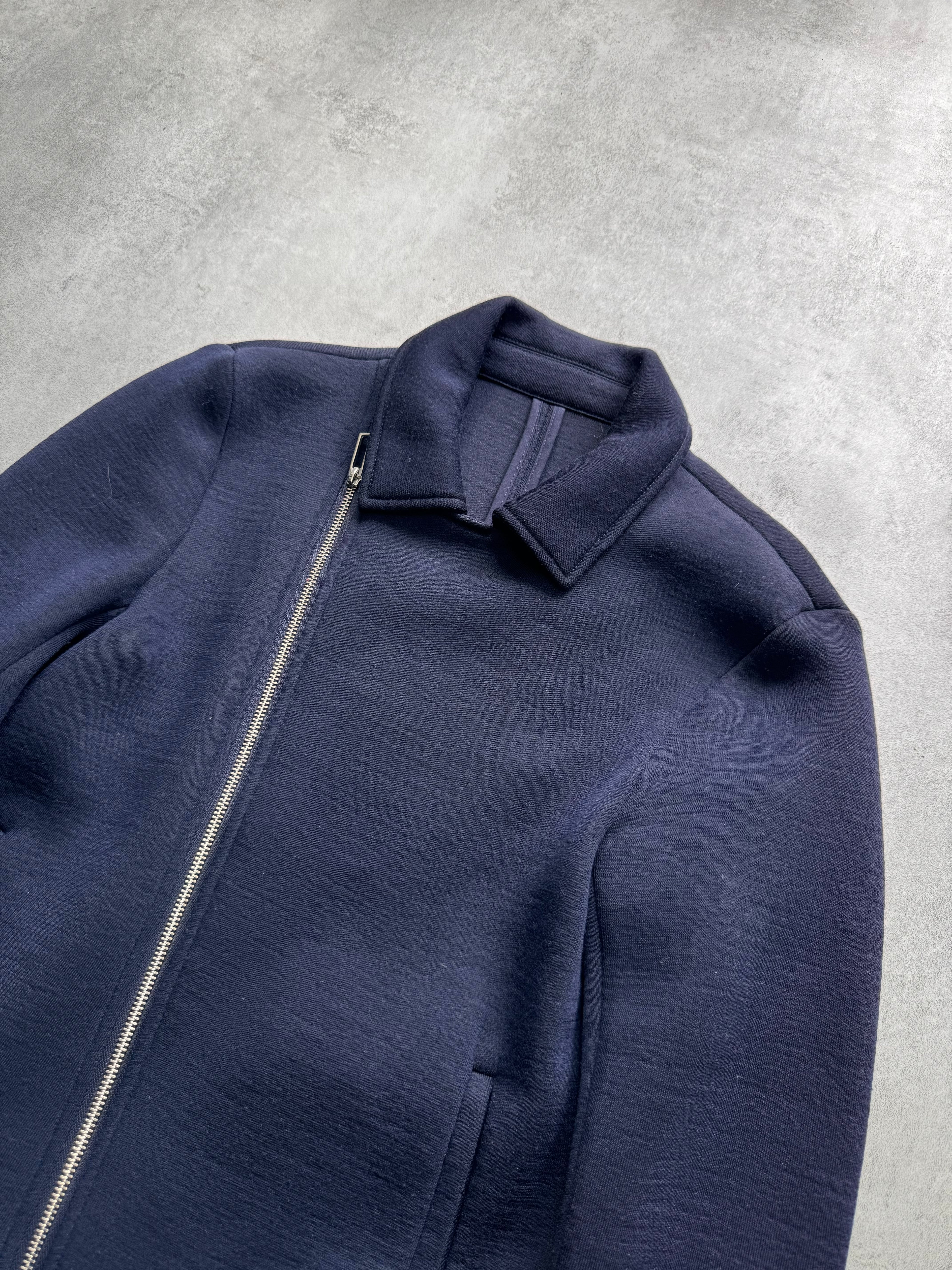 Emporio Armani Navy Asymmetrical Jacket