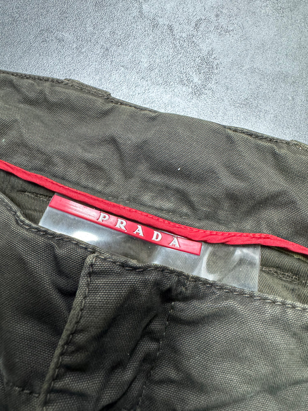AW2006 Prada Cargo Khaki Pants