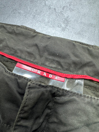 AW2006 Prada Cargo Khaki Pants (L)