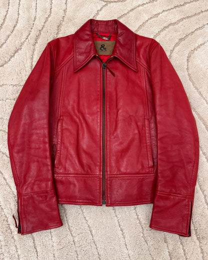Dolce & Gabbana Pink Lady Leather Jacket (XS)