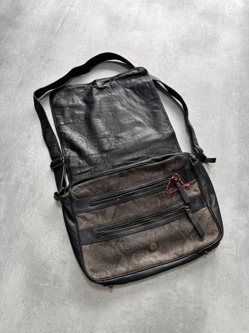 AW2011 Just Cavalli Python Effect Leather Shoulder Bag