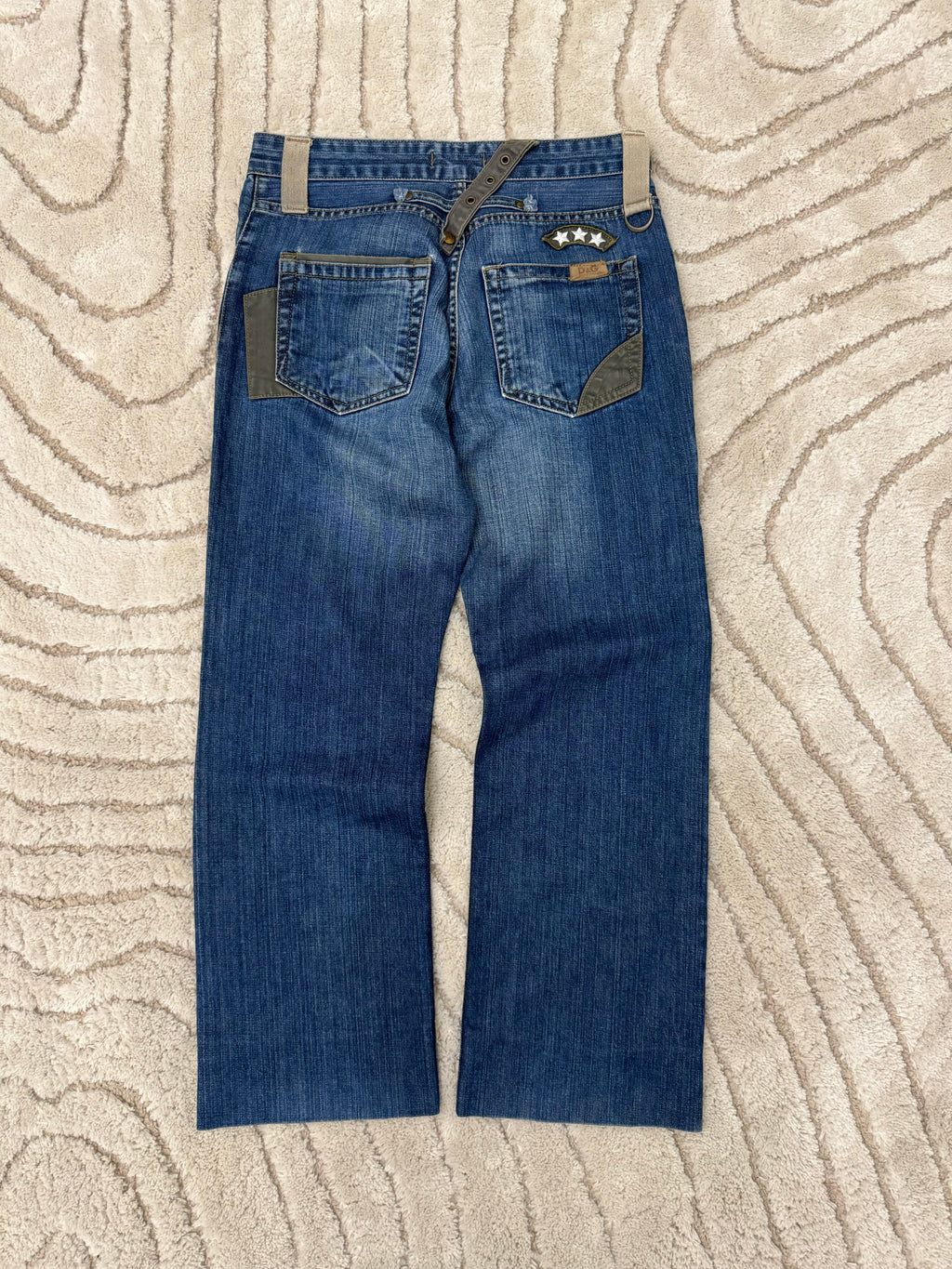 00年代 ドルチェ＆ガッバーナ アーミー カーゴ デニム パンツ (M)