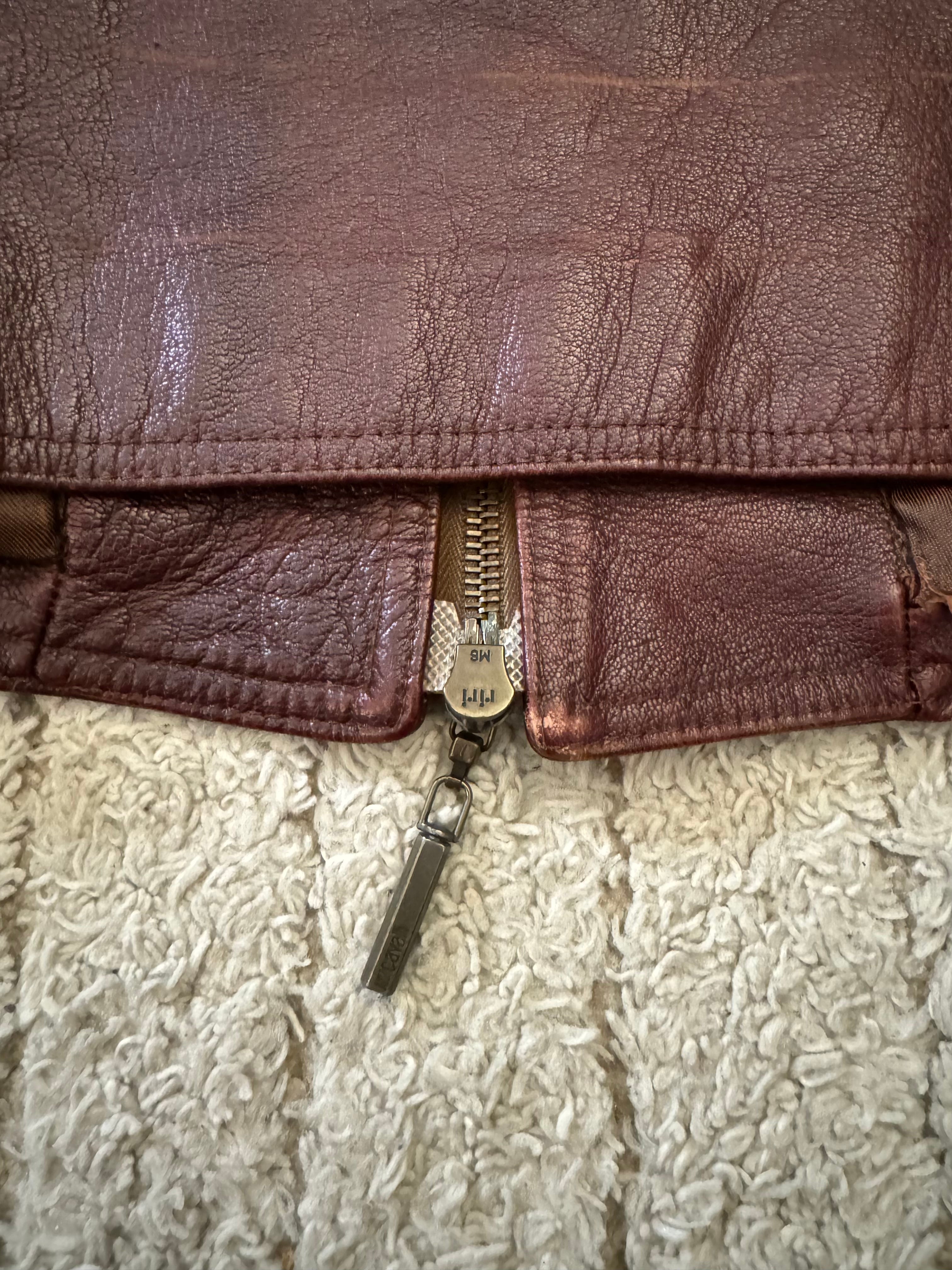 Cavalli Fight Club Leather Jacket (M)