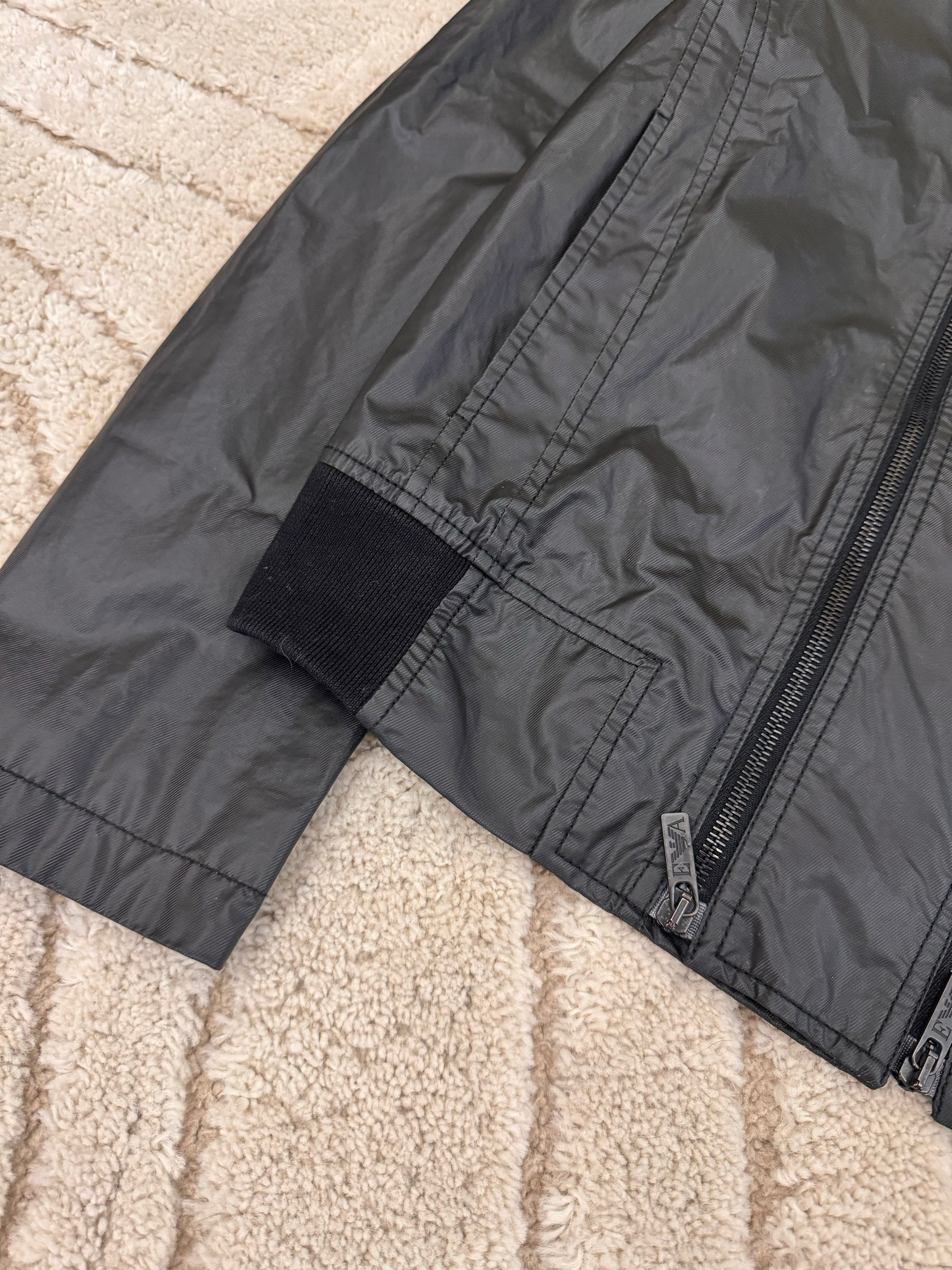 SS2011 Emporio Armani 2-Zip Nylon Jacket