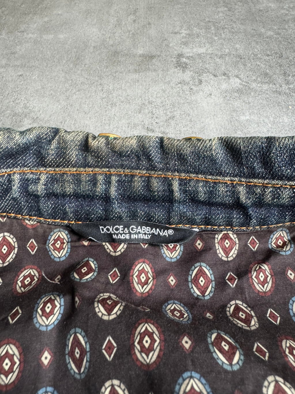 SS2010 Dolce & Gabbana Sophisticated Dazzling Denim Jacket