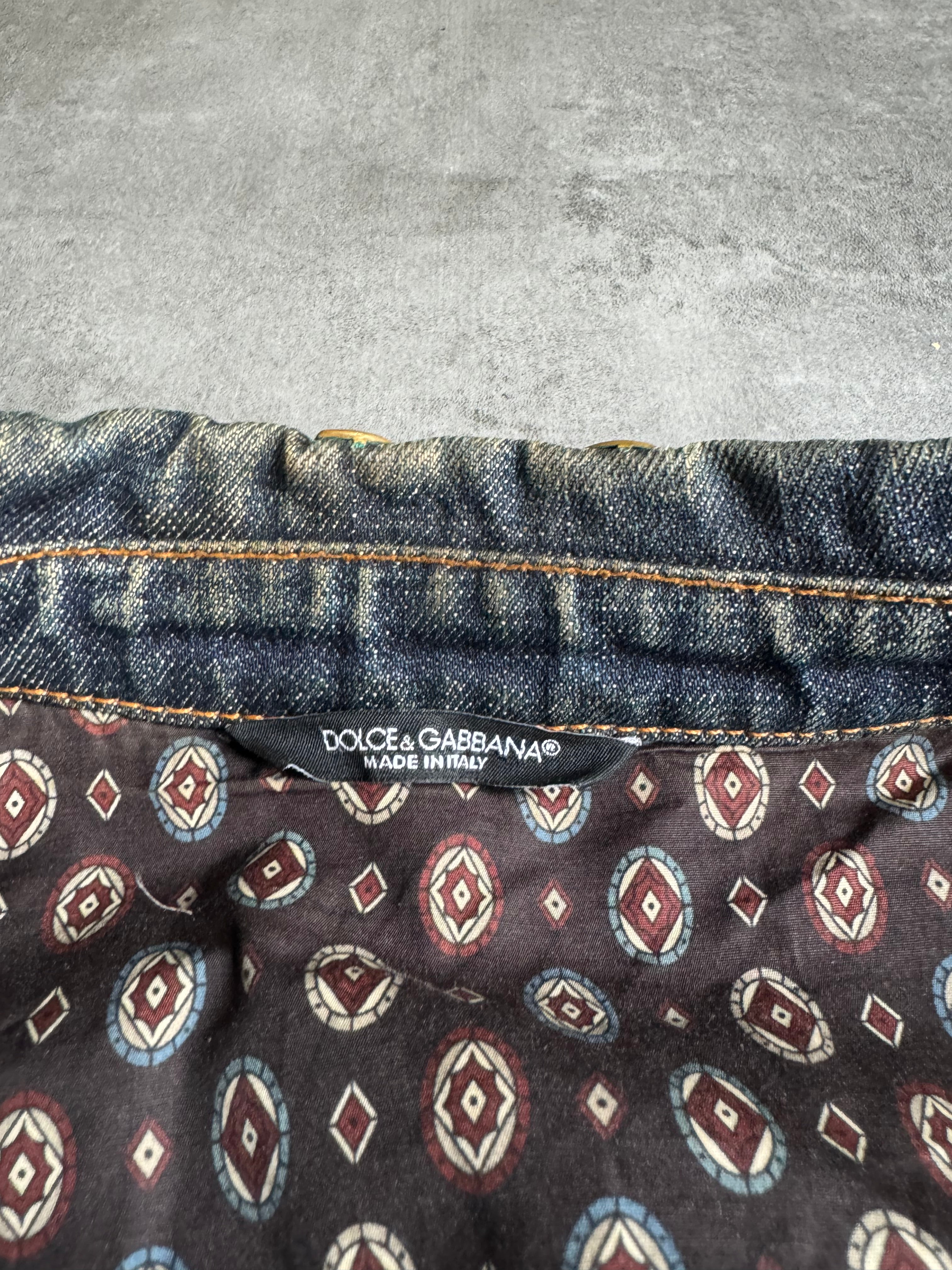SS2010 Dolce & Gabbana Sophisticated Dazzling Denim Jacket