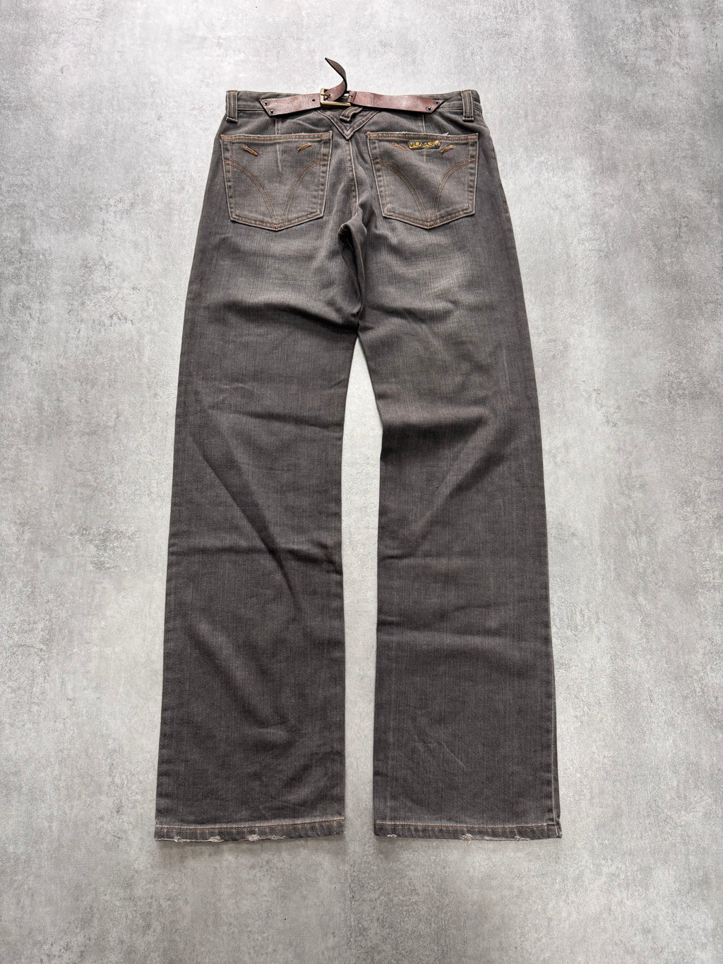 AW2003 Dolce & Gabbana Sun Faded Grey Denim Jeans