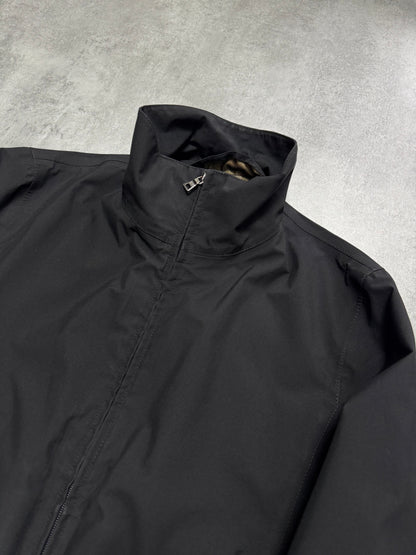 2000s Prada Technical Nylon Black Jacket (M)