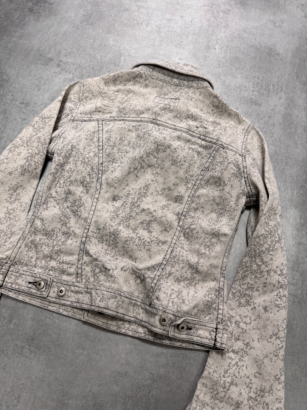 2000s Dolce & Gabbana Camouflage Light Cropped Jacket