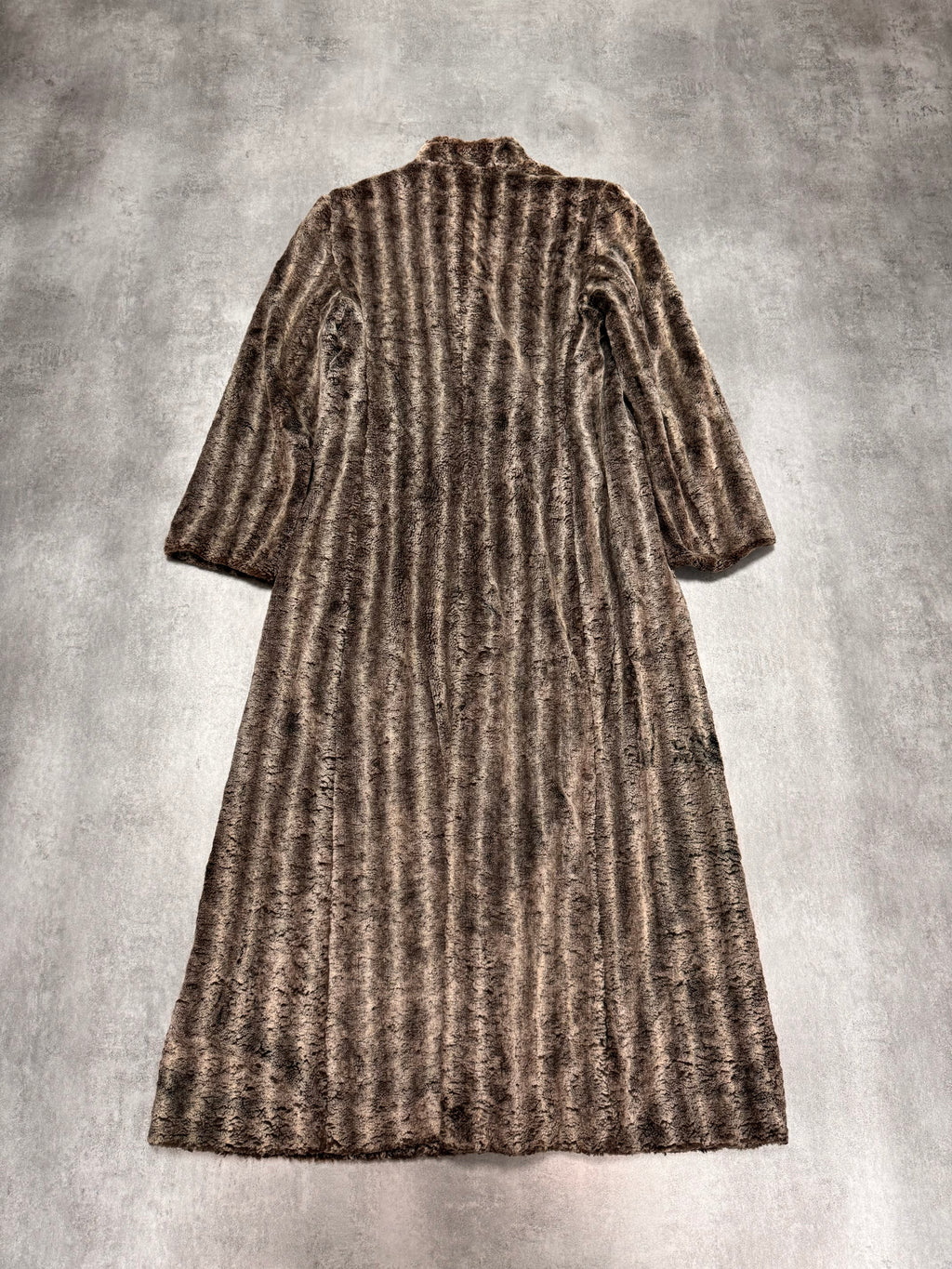 1990s Emporio Armani Furry Long Coat