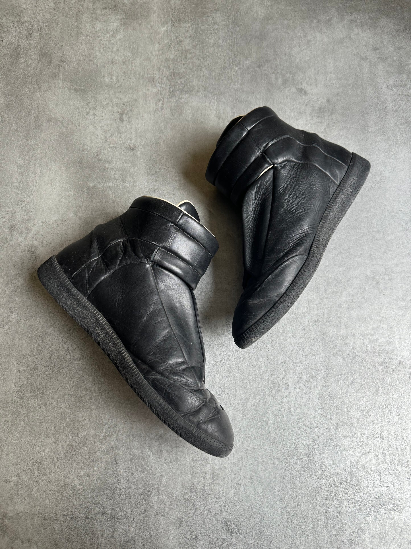 Maison Margiela Future High Black Leather (46) - 5