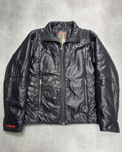 AW2008 Prada Black Sport Puffer Jacket (L)