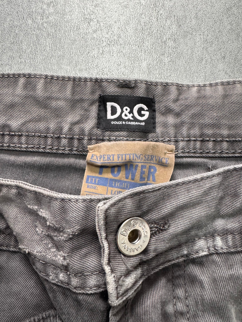 AW2011 Dolce & Gabbana Grey Patchwork Pants