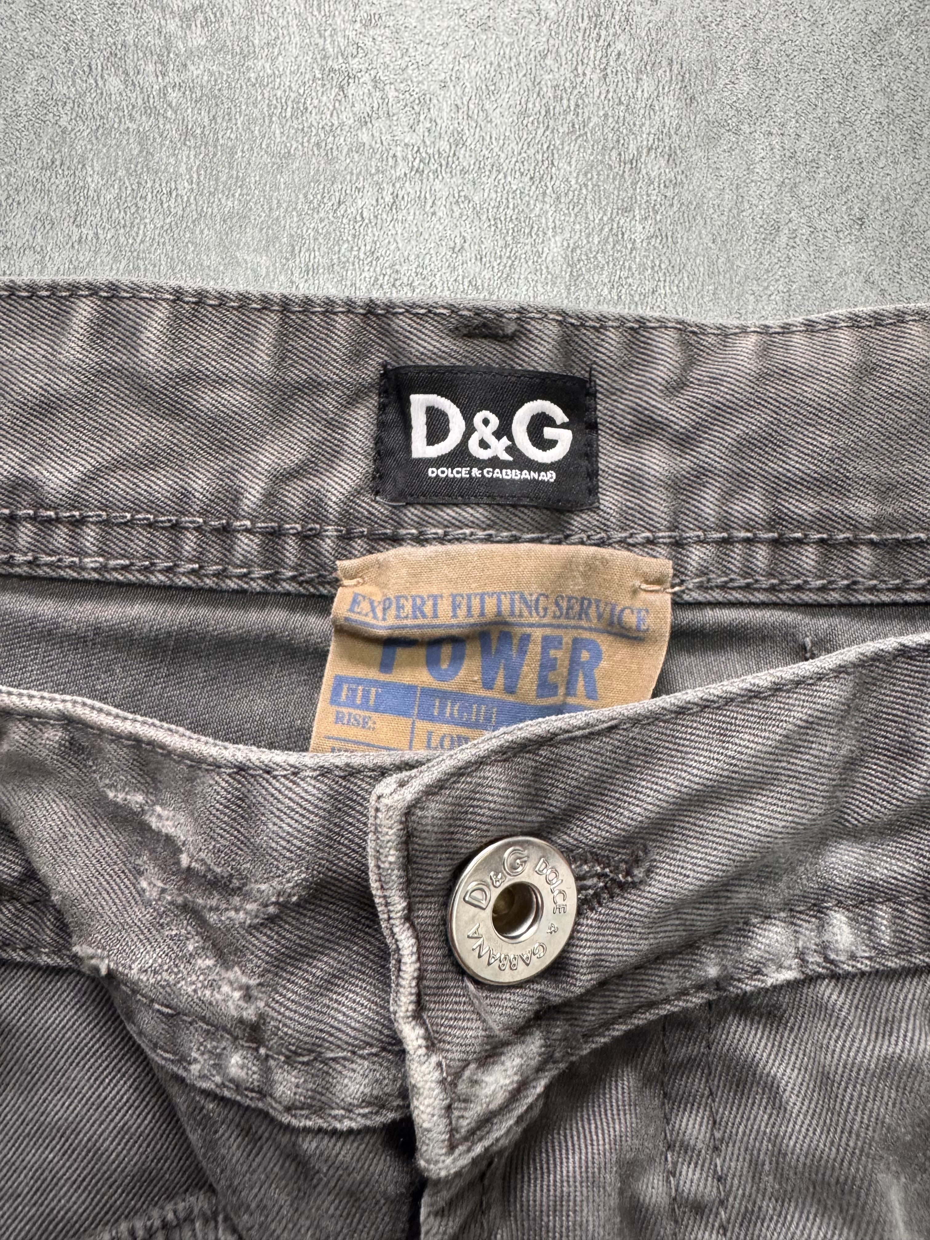 AW2011 Dolce & Gabbana Grey Patchwork Pants