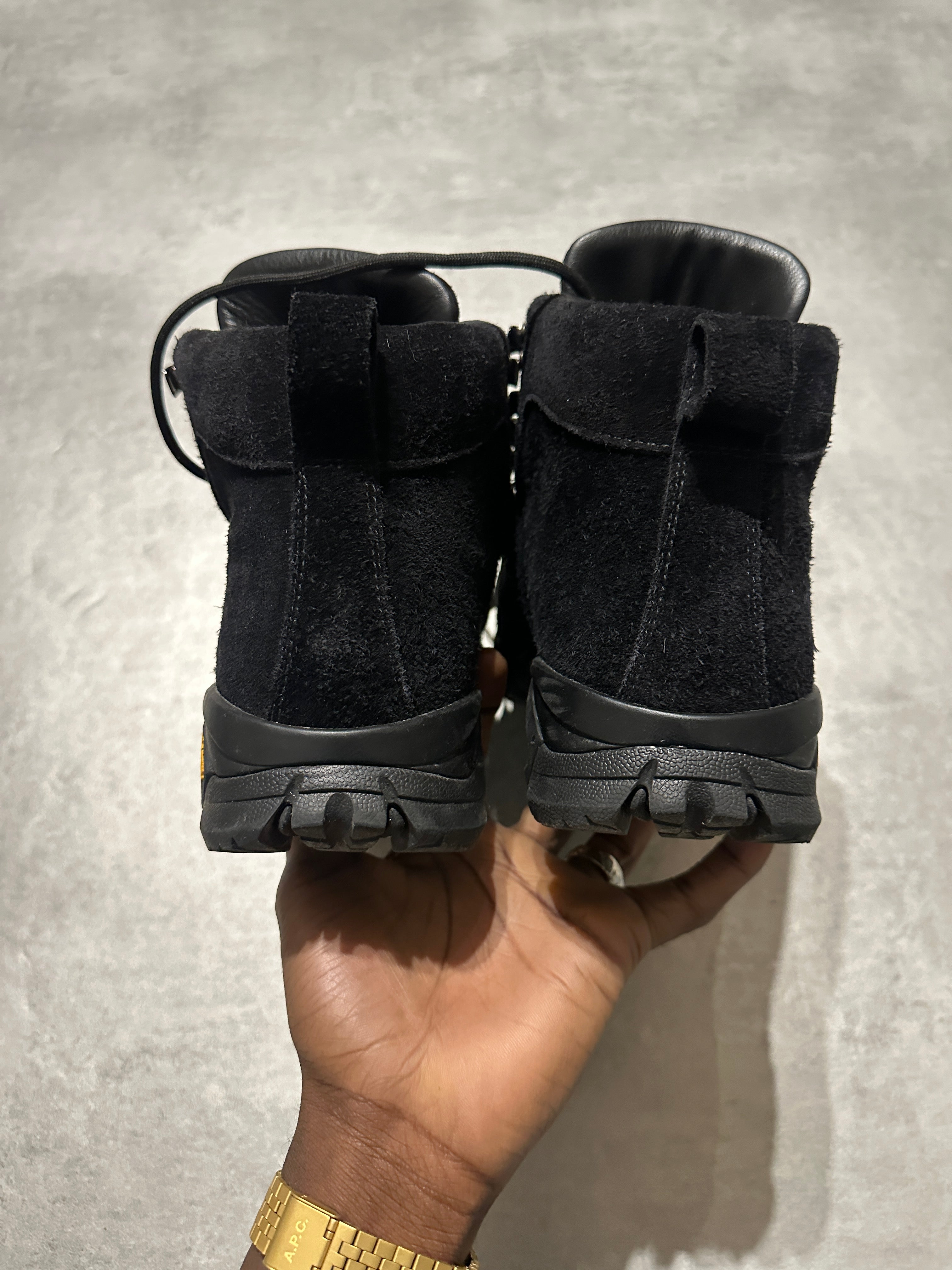 Diemme Suede Leather Vibram Black Hiking Boots