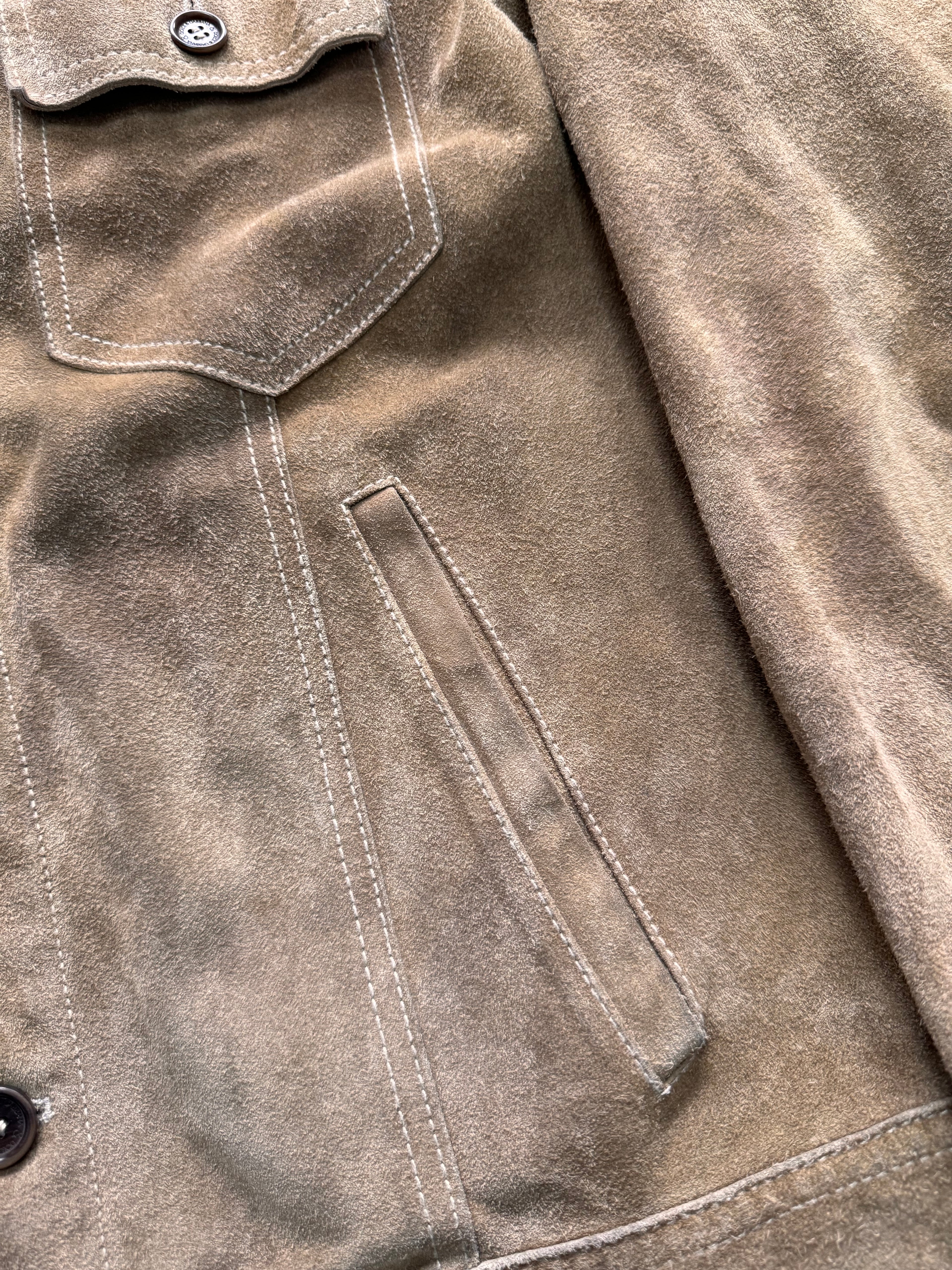 Dolce & Gabbana Suede Leather Jacket