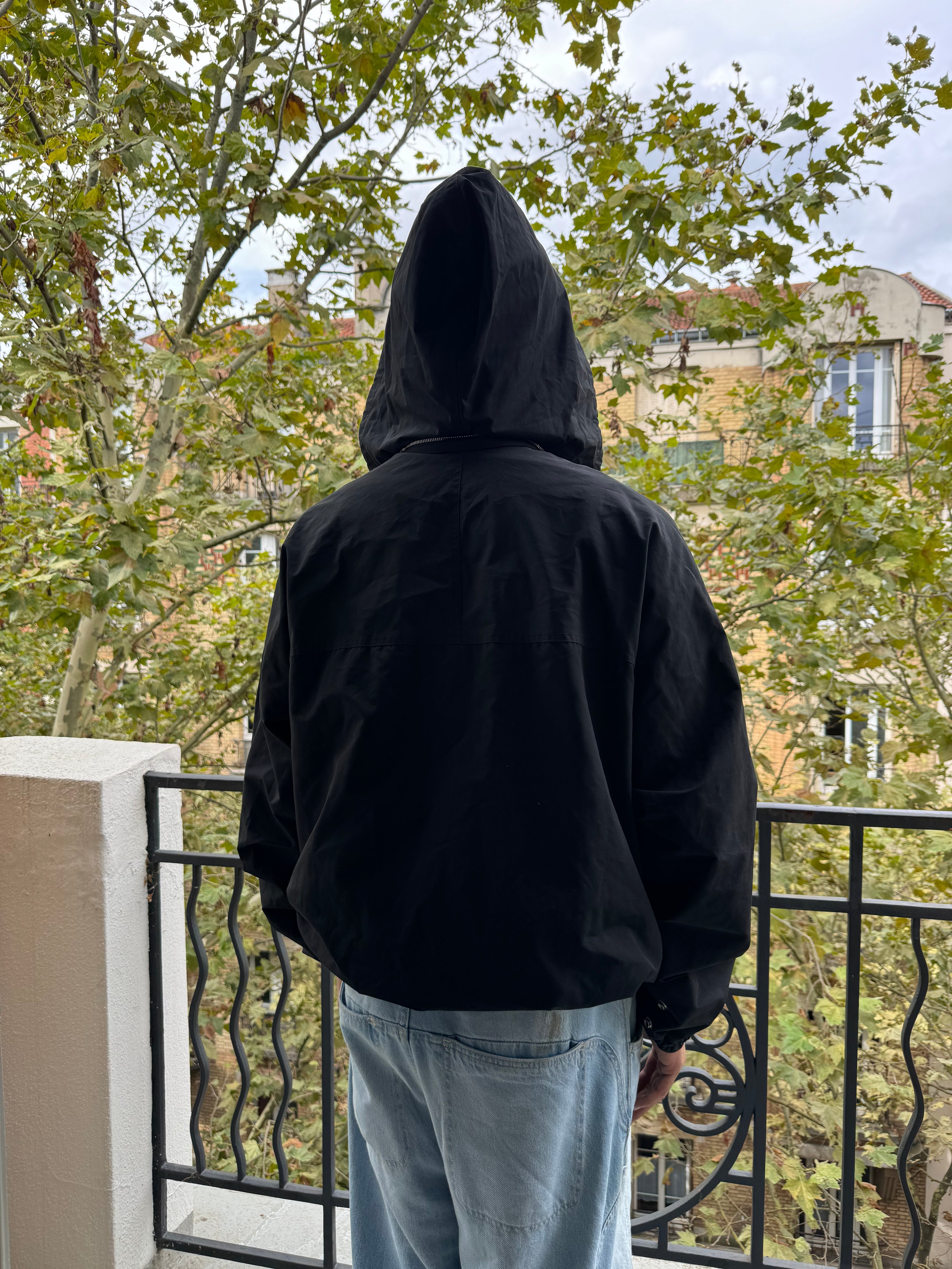 SS2018 Rick Owens Black DRKSHDW Hooded Light Cozy Tech Jacket