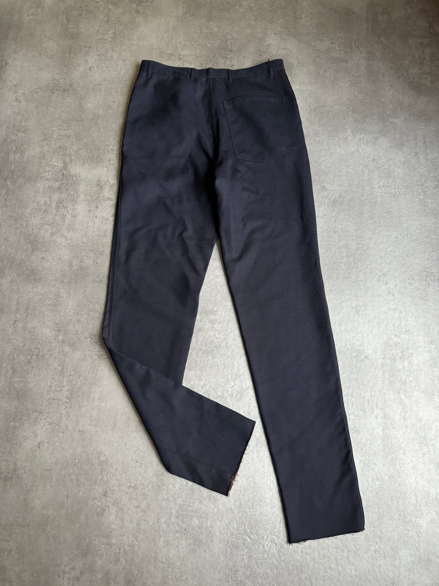 Raf Simons Prototype Classy Navy Pants (M) - 7