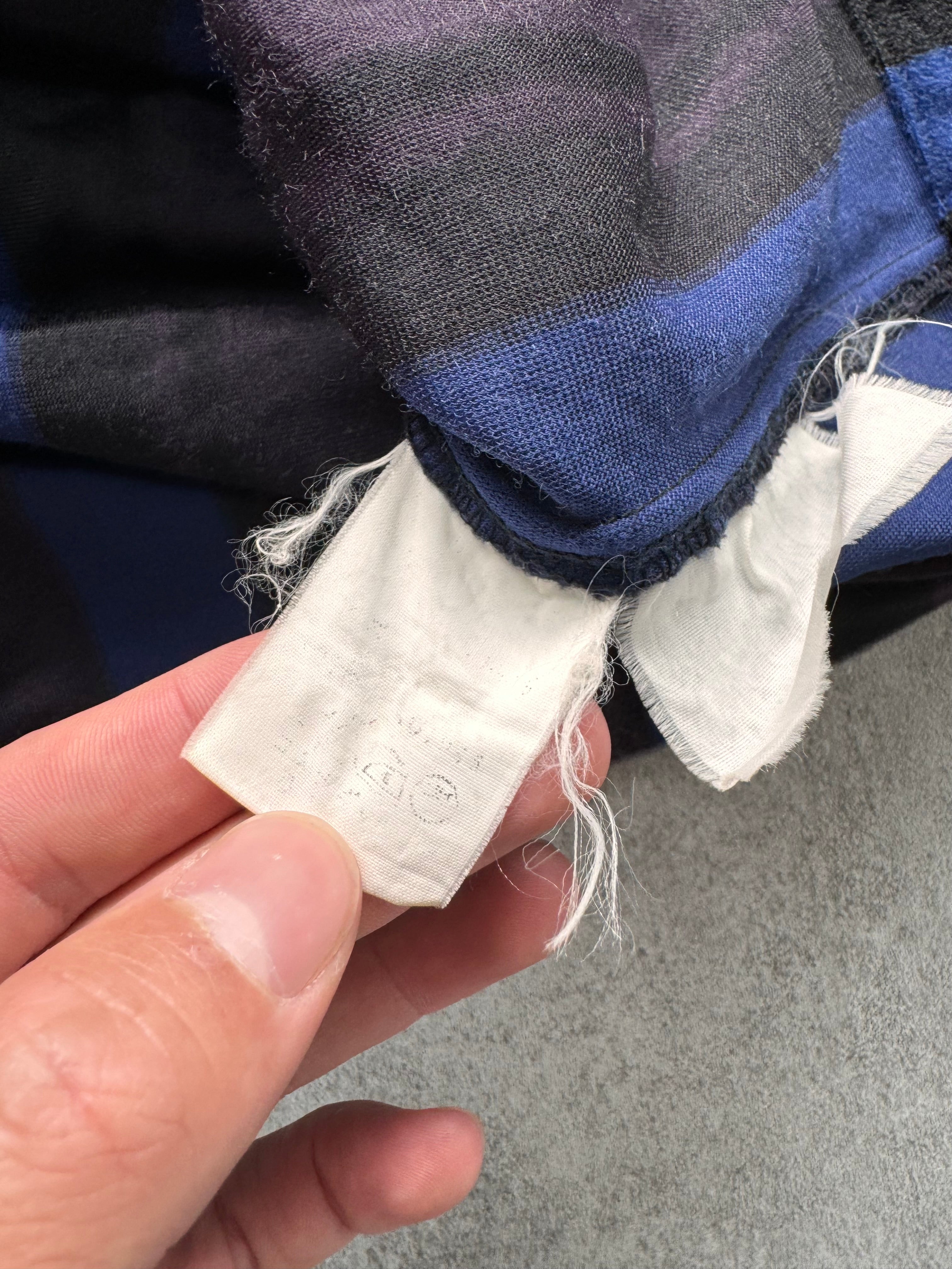 SS1996 Comme Des Garçons Homme Plus Striped Velvet Shirt