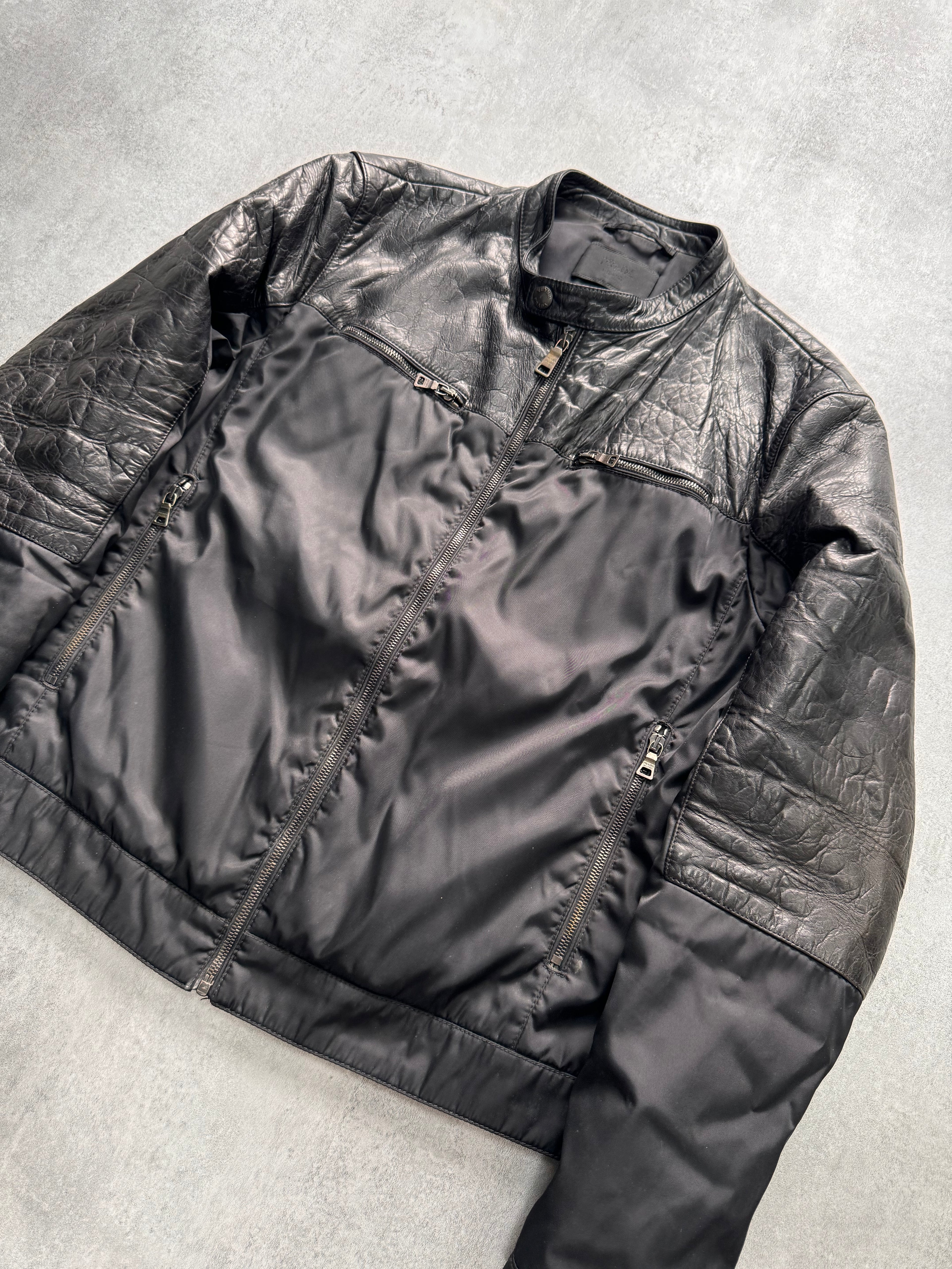 AW2011 Prada Hybrid Leather Jacket