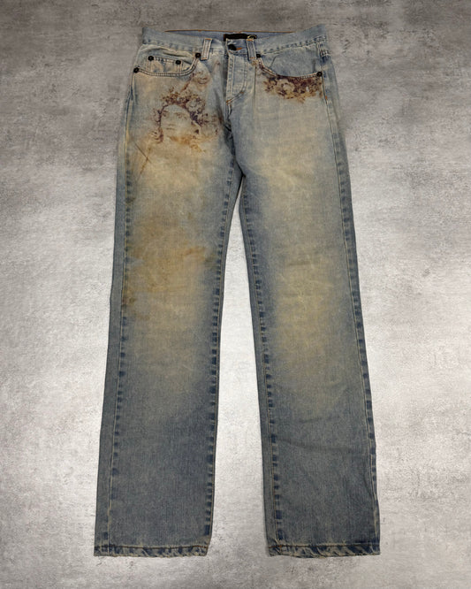 SS2008 Just Cavalli Evangelical Remains Jeans (S/M)