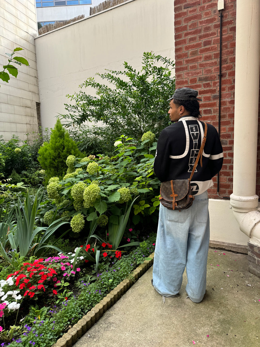 Avirex Black & White Pro Biker Hybride Jacket