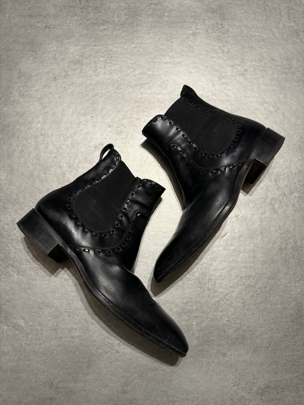 2000s Yves Saint Laurent French Black Boots (44,5) - 6