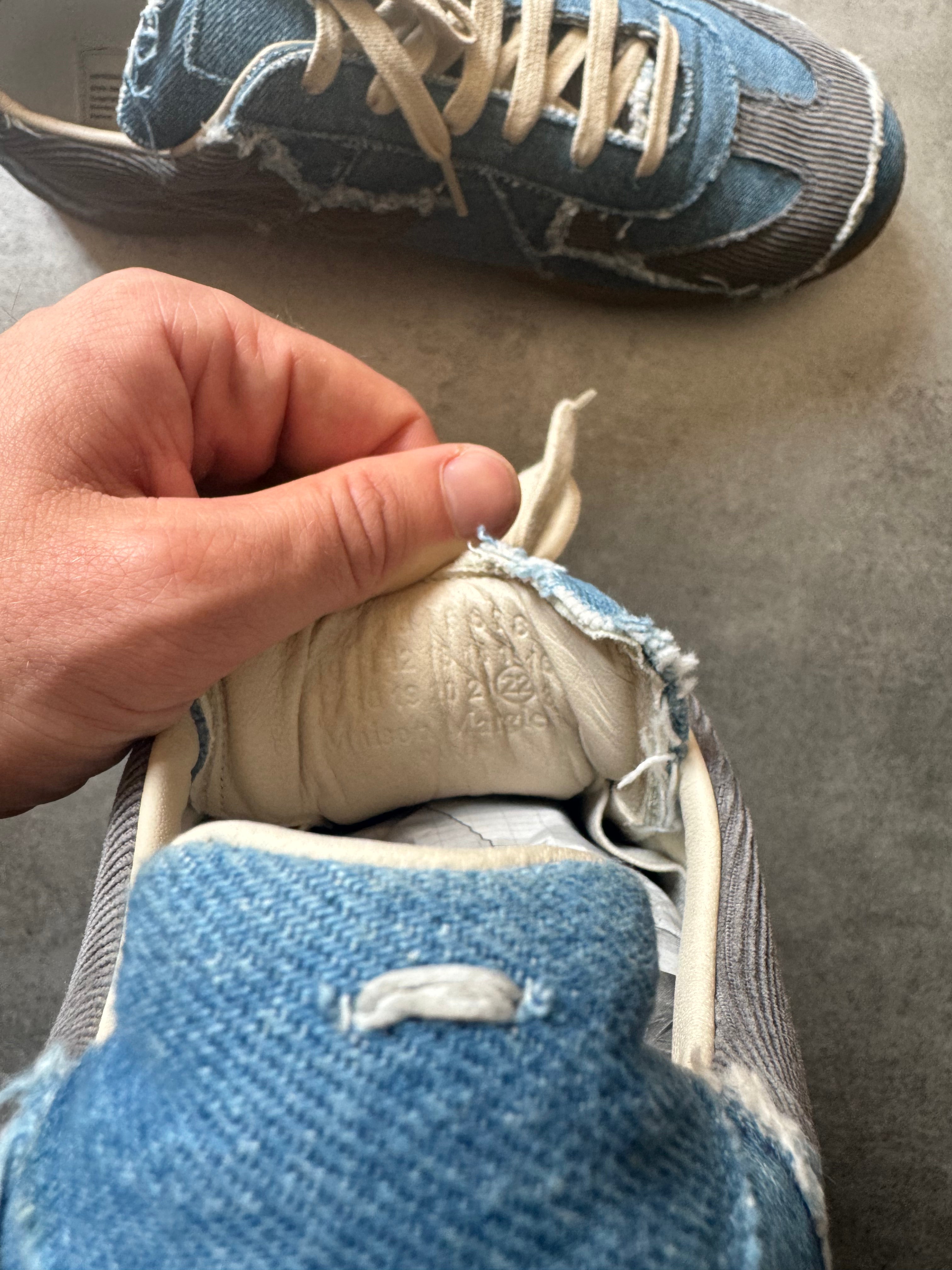 AW2017 Maison Margiela Replica Washed Denim Patchwork Shoes (44) - 5