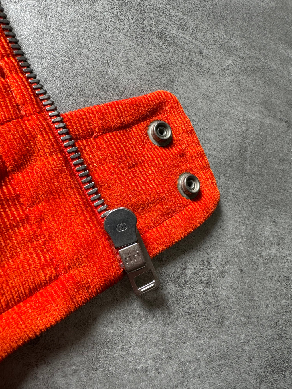 FW1999 Gucci Orange Biker Jacket by Tom Ford (S) - 5