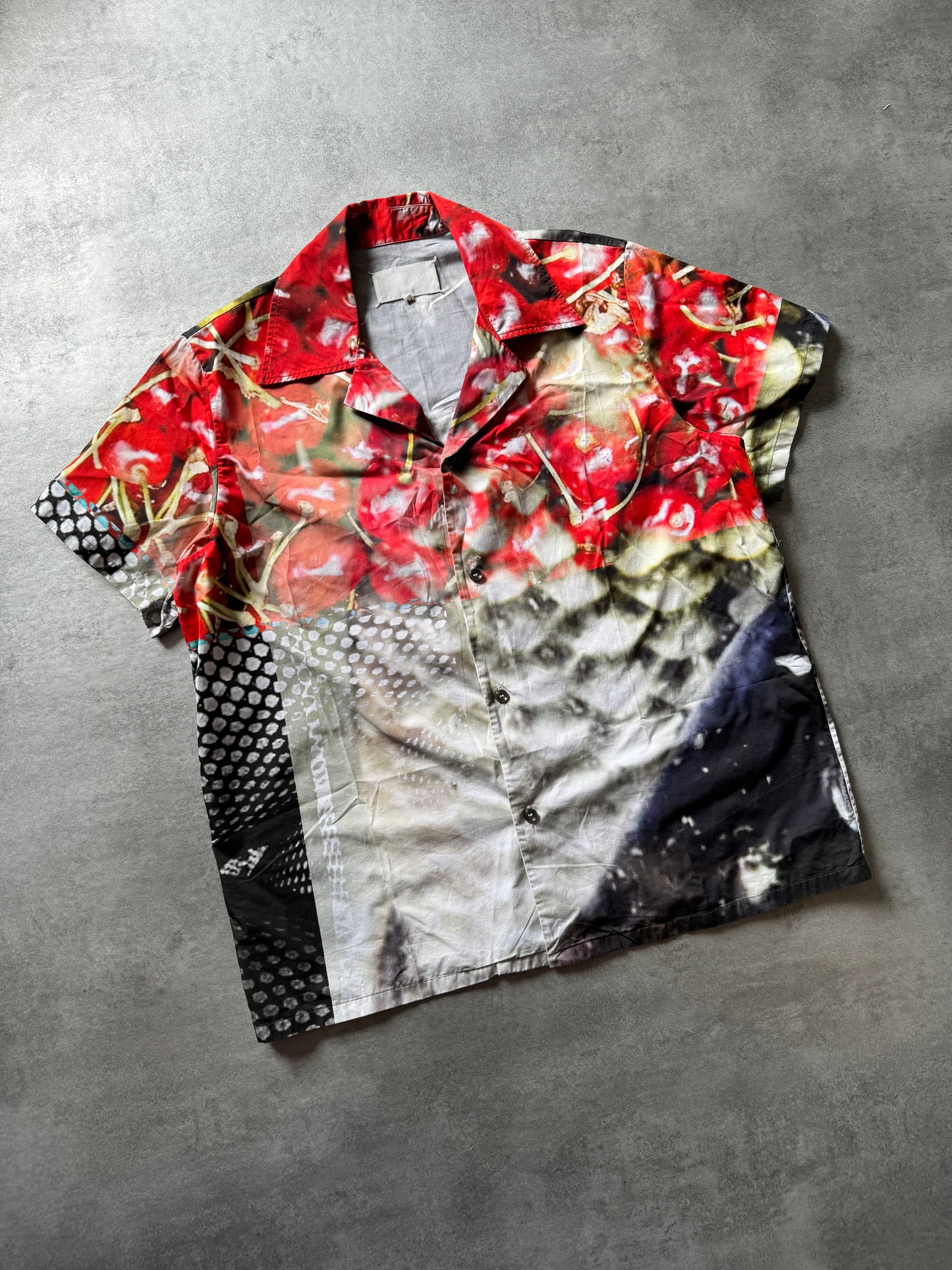 SS2020 Maison Margiela Cherry Print Modern Shirt (M) - 3