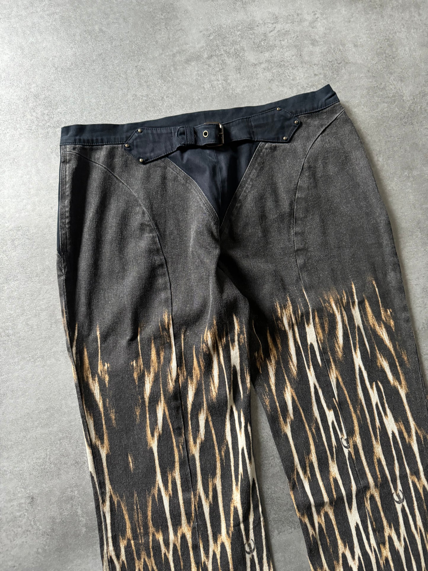 AW2004 Cavalli Relaxed Fire Magma Grey Pants (M) - 5