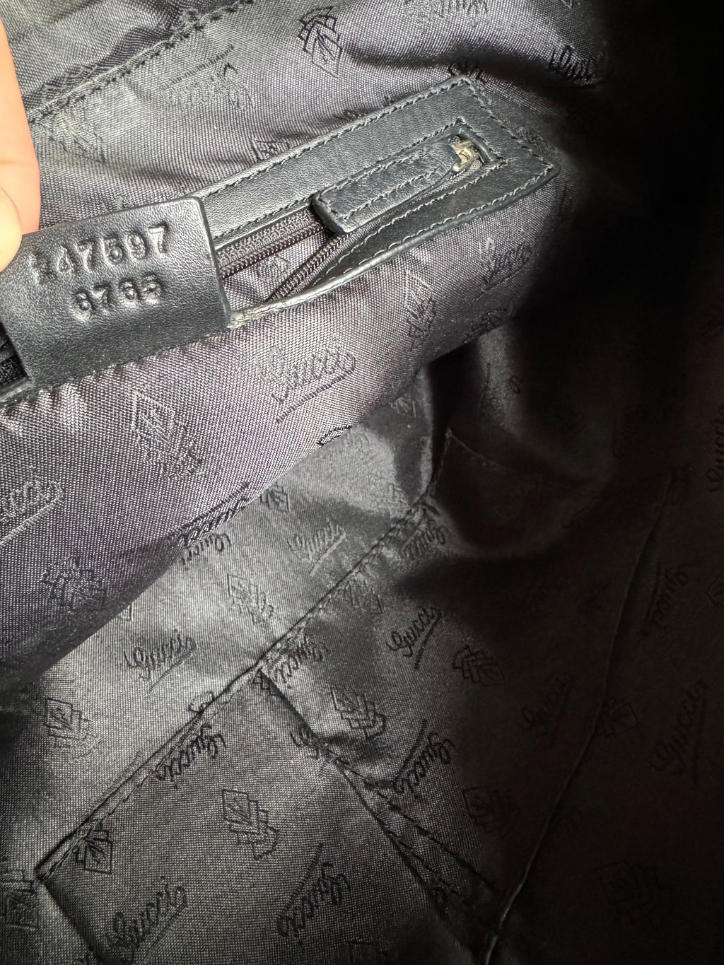 Gucci Black Minimalist Leather Bag by Tom Ford (OS) - 7
