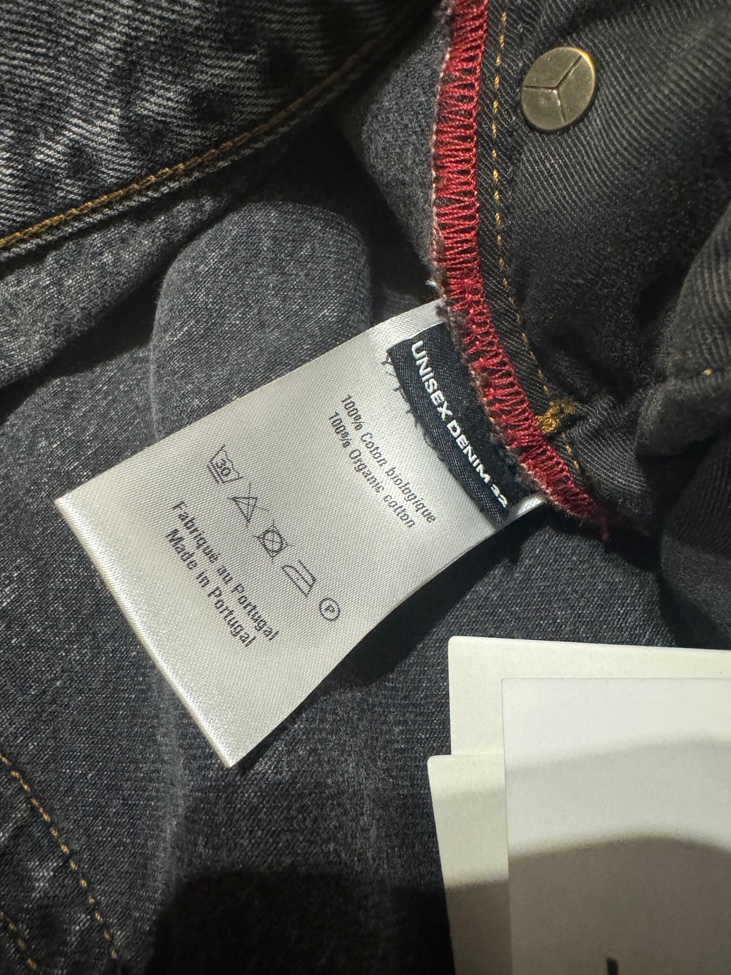 SS2024 Y/Project Maxi Cavalier Denim Grey Astro Pants (M) - 6