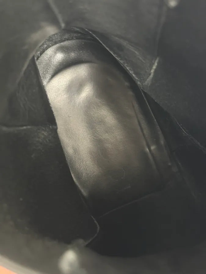 Gucci Black Leather Minimalist Classy Boots oEGiMoY 8