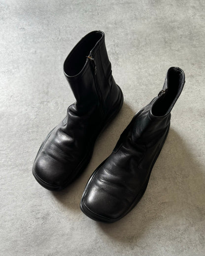 FW1999 Prada Black Leather Boots (39,5) - 3
