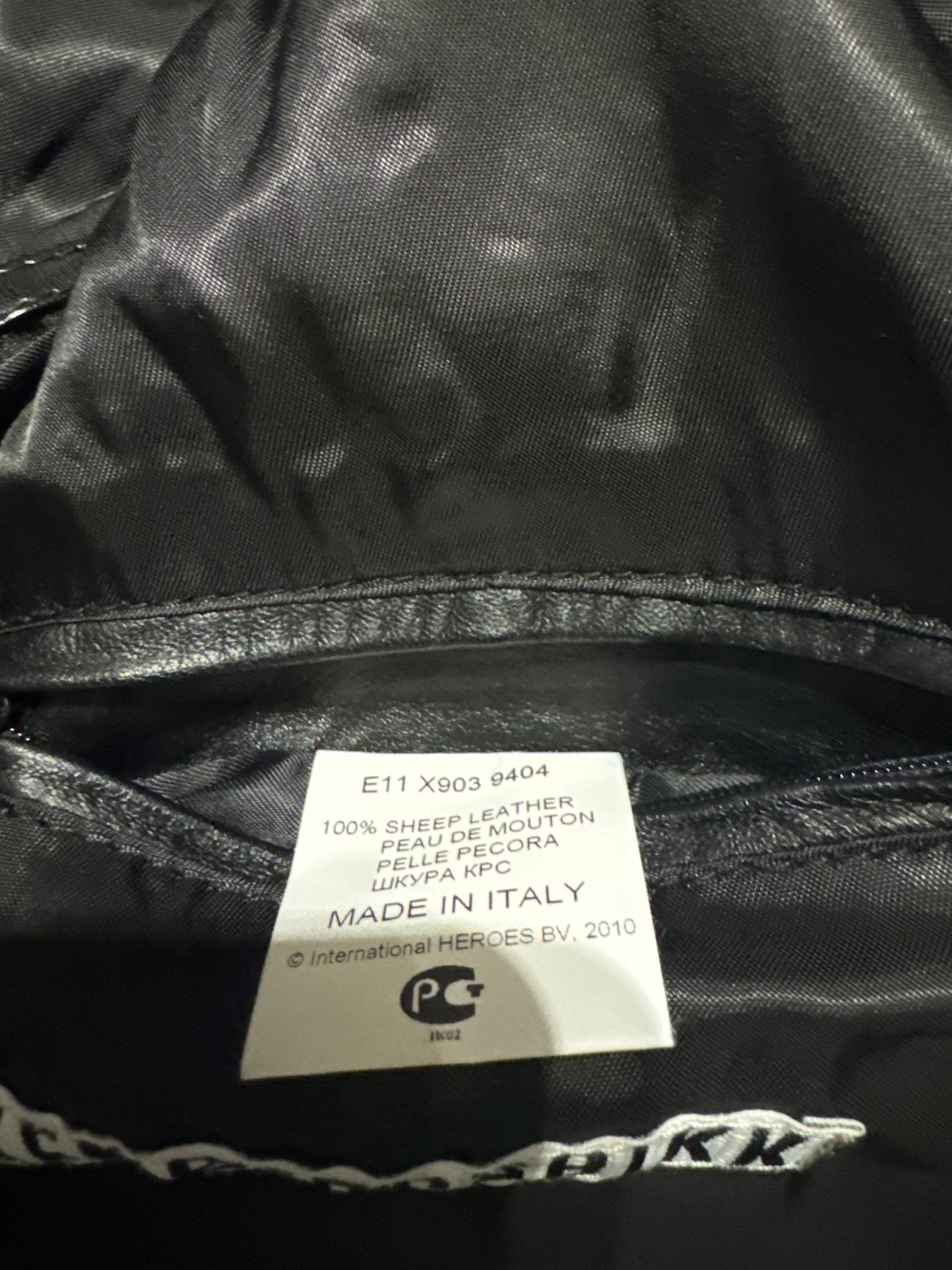 2000s Dirk Bikkembergs Avant-Garde Black Leather Jacket (M) - 5